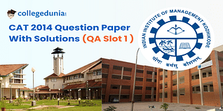 CAT 2014 QA Slot 1 Question Paper(Available) :Download Solutions with Answer Key
